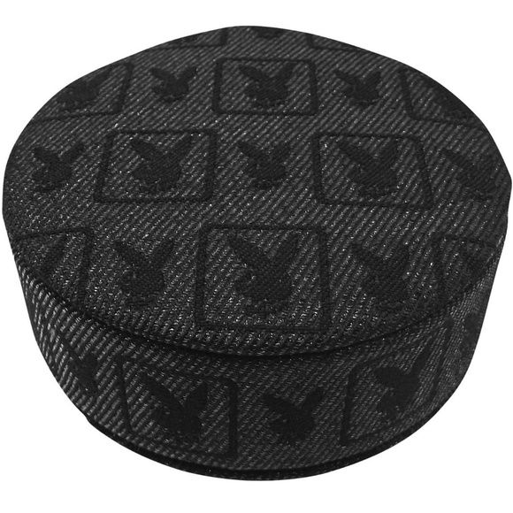 Playboy Jewelry Set Necklace Earrings Bunny Kiss Kissing Bunnies Authentic NWT - Picture 3 of 13